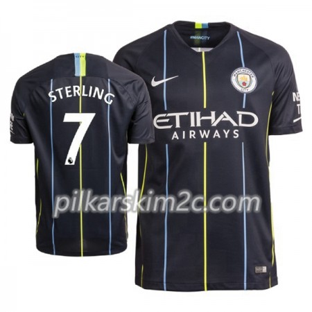Koszulka Manchester City Sterling 7 Precz 2018-2019 - Koszulki Piłkarskie
